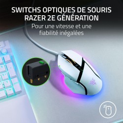 Razer Basilisk V3 - Souris Gaming Filaire Personnalisable - Design Ergonomique - capteur 26K DPI - Chroma RGB - 11 Boutons progr