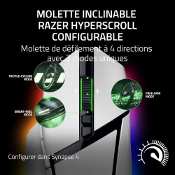 Razer Basilisk V3 Pro - Souris Gaming sans Fil (Molette HyperScroll Tilt, Capteur Optique Focus Pro 30K, Eclairage Chroma 13 Zon