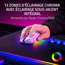 Razer Basilisk V3 Pro 35K - Souris de Jeu Ergonomique sans Fil entièrement Personnalisable avec Chroma RGB - Capteur Optique 35K