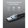 Anker Câble USB C vers USB C, 100W 333 Câble usb c Charge Rapide, pour iPhone 16/15/16 Pro Max/16 Plus/15 Plus MacBook Pro 2024,