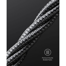 Anker Câble USB C vers USB C, 100W Câble de Charge usb c, 2 pack, pour iPhone 17/16/17 Pro/17 Plus/17 ProMax, MacBook Pro/Air, i