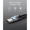 Anker Câble USB C vers USB C, 100W 333 lot de 2 Câble usb c Charge Rapide, pour iPhone 17/17Pro/17Plus/16/ 15ProMax MacBook Pro 