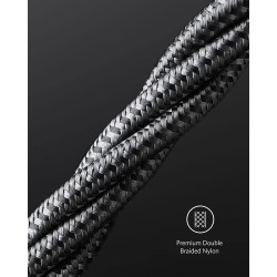 Anker Câble USB C vers USB C, 100W 333 lot de 2 Câble usb c Charge Rapide, pour iPhone 17/17Pro/17Plus/16/ 15ProMax MacBook Pro 
