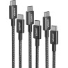 Anker Câble USB C vers USB C, 100W 333 Câble usb c Charge Rapide, pour iPhone 17/16/15Pro/17Plus/17ProMax MacBook Pro 2024, iPad