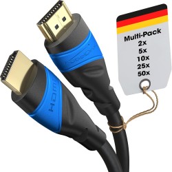 KabelDirekt – Câble HDMI 8K / 4K – 2x 0,25m et autres longueurs (0,15m à 22,5m) – Câble HDMI conçu en Allemagne – 10K/8K@60Hz/4K