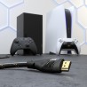 KabelDirekt – Câble HDMI 8K/4K – 0,25m – 8K@60Hz (cuivre supplémentaire pour Ultra HD rapide, gaine en nylon, 4K@120Hz/8K@60Hz –