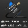 KabelDirekt – Câble HDMI 4K – 2x 10m et autres longueurs (7,5m à 22,5m) – Câble HDMI conçu en Allemagne – 4K@60Hz, UHD, HDR, ARC