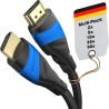 KabelDirekt – Câble HDMI 4K – 5x 10m et autres longueurs (7,5m à 22,5m) – Câble HDMI conçu en Allemagne – 4K@60Hz, UHD, HDR, ARC