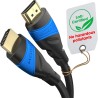 KabelDirekt – Câble HDMI 8K / 4K – 0,3m et autres longueurs (0,15m à 22,5m) – Câble HDMI conçu en Allemagne – 10K/8K@60Hz/4K@120