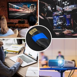KabelDirekt – Câble HDMI 8K / 4K – 0,3m et autres longueurs (0,15m à 22,5m) – Câble HDMI conçu en Allemagne – 10K/8K@60Hz/4K@120
