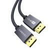 IVANKY Câble DisplayPort 16K 2.1/2.0 3M, 4K@240Hz/165Hz/144Hz, 16K@60Hz, 8K@120Hz, 2K@240Hz, Câble DP 2.0 Compatible avec HDR10,