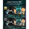 IVANKY Câble DisplayPort 1.4, 8K@60Hz, 4K@ 144Hz, 4K@75Hz y 1080@240Hz, Câble DisplayPort 1.4 Compatible avec HDR, FreeSync, G-S