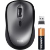 Trust Souris sans Fil Silencieuse avec Pile pour Gauchers et Droitiers, 800-1600 DPI, 83% Plastique Recyclé, Récepteur USB Stock