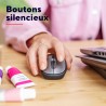 Trust Souris sans Fil Silencieuse avec Pile pour Gauchers et Droitiers, 800-1600 DPI, 83% Plastique Recyclé, Récepteur USB Stock