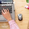 Trust Souris sans Fil Silencieuse avec Pile pour Gauchers et Droitiers, 800-1600 DPI, 83% Plastique Recyclé, Récepteur USB Stock