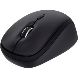 Trust yuki souris sans fil silencieuse bleutooth + 2.4ghz avec pile pour gauchers et droitiers, 75% plastique recyclé, souris bl