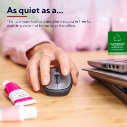 Trust Yvi+ 60 Pack - 60x Souris sans Fil Silencieuse avec Conception Durable, pour Gauchers et Droitiers, Récepteur USB Stockabl