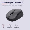 Trust Yvi+ 60 Pack - 60x Souris sans Fil Silencieuse avec Conception Durable, pour Gauchers et Droitiers, Récepteur USB Stockabl