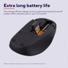Trust Yvi+ 60 Pack - 60x Souris sans Fil Silencieuse avec Conception Durable, pour Gauchers et Droitiers, Récepteur USB Stockabl