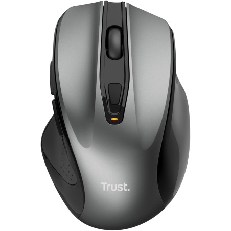 Trust Nito Souris sans Fil avec Repose-Pouce, Souris Ergonomique, 6 Boutons, 800-2200 DPI, Microrécepteur USB, Batterie Incluse,