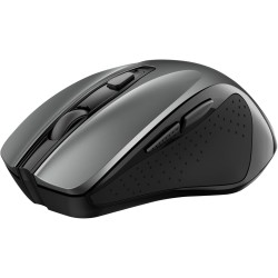 Trust Nito Souris sans Fil avec Repose-Pouce, Souris Ergonomique, 6 Boutons, 800-2200 DPI, Microrécepteur USB, Batterie Incluse,