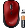 Trust Yvi+ Souris sans Fil Silencieuse avec Conception Durable, 800-1600 DPI, pour Gauchers et Droitiers, Récepteur USB Stockabl
