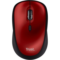 Trust Yvi+ Souris sans Fil Silencieuse avec Conception Durable, 800-1600 DPI, pour Gauchers et Droitiers, Récepteur USB Stockabl