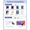 KINPEE Cable iPhone 3M/Lot de 2[Certifié MFi], Cable USB C vers Lightning Câble Lightning cable iPhone USB C cable Charge Rapide