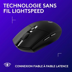 Logitech G305 Souris Gamer sans Fil, Capteur Gaming HERO, 12 000 PPP, Ultra-Léger, 6 Boutons Programmables, Batterie Longue Duré