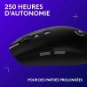 Logitech G305 Souris Gamer sans Fil, Capteur Gaming HERO, 12 000 PPP, Ultra-Léger, 6 Boutons Programmables, Batterie Longue Duré