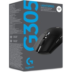 Logitech G305 Souris Gamer sans Fil, Capteur Gaming HERO, 12 000 PPP, Ultra-Léger, 6 Boutons Programmables, Batterie Longue Duré