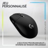 Logitech g305 souris gamer sans fil + logitech g435 lightspeed et bleutooth sans fil casque gaming, noir