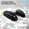 Logitech g305 souris gamer sans fil + logitech g435 lightspeed et bleutooth sans fil casque gaming, noir