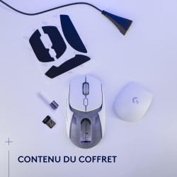 Logitech G G309 LIGHTSPEED Souris gaming sans fil Logitech, légère, switchs hybrides LIGHTFORCE, capteur HERO 25K, autonomie de 