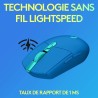 Logitech g305 souris gamer sans fil + 1 de logitech g435 lightspeed et bleutooth sans fil casque gaming, bleu