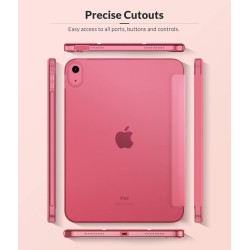 MoKo Coque pour iPad (A16) 11e Génération 11Pouces 2025, iPad 10e Gén 10,9" 2022, Étui avec Coque Arrière TPU Souple à Rabat, Su