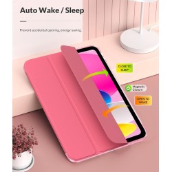 MoKo Coque pour iPad (A16) 11e Génération 11Pouces 2025, iPad 10e Gén 10,9" 2022, Étui avec Coque Arrière TPU Souple à Rabat, Su