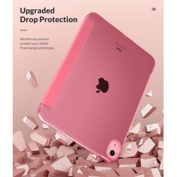 MoKo Coque pour iPad (A16) 11e Génération 11Pouces 2025, iPad 10e Gén 10,9" 2022, Étui avec Coque Arrière TPU Souple à Rabat, Su