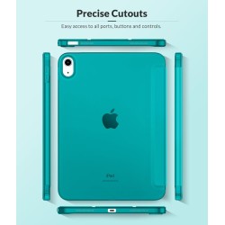 MoKo Coque pour iPad (A16) 11e Génération 11Pouces 2025, iPad 10e Gén 10,9" 2022, Étui avec Coque Arrière TPU Souple à Rabat, Su