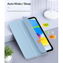 MoKo Coque pour iPad (A16) 11e Génération 11Pouces 2025, iPad 10e Gén 10,9" 2022, Étui avec Coque Arrière en TPU Souple à Rabat 