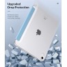MoKo Coque pour iPad (A16) 11e Gén 11" 2025, iPad 10e Gén 10,9" 2022, Étui avec Coque Arrière en TPU Souple à Rabat avec Support