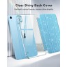 MoKo Coque pour iPad (A16) 11e Génération 11 Pouces 2025/iPad 10e Gén 10,9" 2022, Étui Scintillant, Housse avec Coque Arrière en