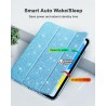 MoKo Coque pour iPad (A16) 11e Génération 11 Pouces 2025/iPad 10e Gén 10,9" 2022, Étui Scintillant, Housse avec Coque Arrière en