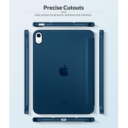 MoKo Coque pour iPad (A16) 11e Génération 11Pouces 2025, iPad 10e Gén 10,9" 2022, Étui avec Coque Arrière en TPU Souple à Rabat 