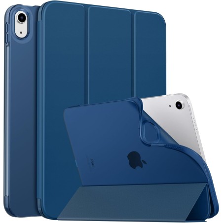 MoKo Coque pour iPad (A16) 11e Gén 11" 2025, iPad 10e Gén 10,9" 2022, Étui avec Coque Arrière en TPU Souple à Rabat avec Support