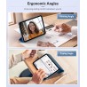MoKo Coque pour iPad (A16) 11e Gén 11" 2025, iPad 10e Gén 10,9" 2022, Étui avec Coque Arrière en TPU Souple à Rabat avec Support