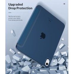 MoKo Coque pour iPad (A16) 11e Gén 11" 2025, iPad 10e Gén 10,9" 2022, Étui avec Coque Arrière en TPU Souple à Rabat avec Support