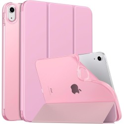 MoKo Coque pour iPad (A16) 11e Gén 11" 2025, iPad 10e Gén 10,9" 2022, Étui avec Coque Arrière en TPU Souple à Rabat avec Support