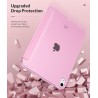 MoKo Coque pour iPad (A16) 11e Gén 11" 2025, iPad 10e Gén 10,9" 2022, Étui avec Coque Arrière en TPU Souple à Rabat avec Support