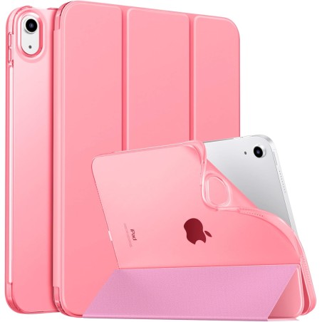 MoKo Coque pour iPad (A16) 11e Gén 11Pouces 2025, iPad 10e Gén 10,9" 2022,Étui avec Coque Arrière en TPU Souple à Rabat avec Sup